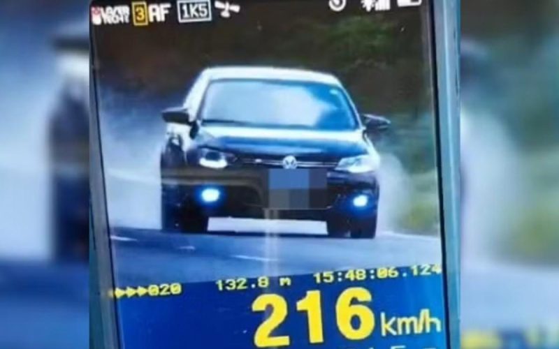 Motorista é flagrado a 216 km/h e quase dobra limite da Rondon 