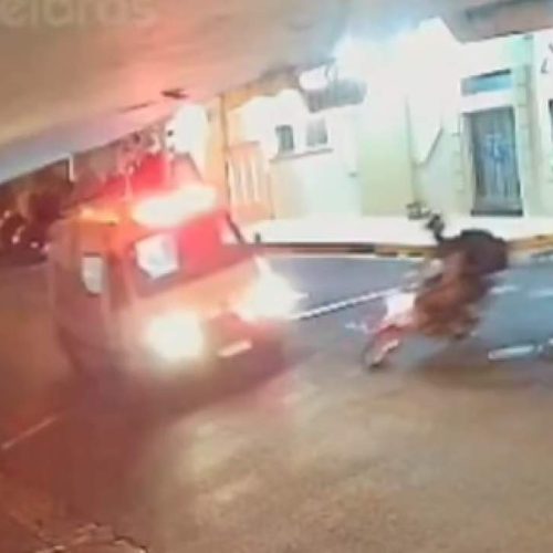 Motociclista fica ferido ao ser atingido por ambulância em Birigui