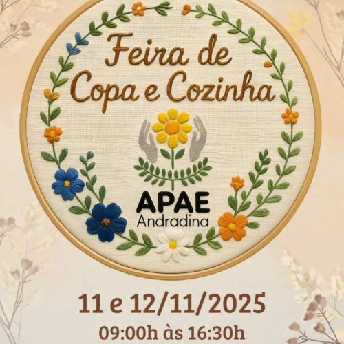 APAE de Andradina realiza Feira de Copa e Cozinha nesta terça e quarta-feira