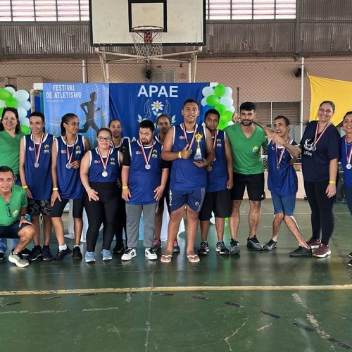 APAE de Andradina participa de Festival de Atletismo em Araçatuba