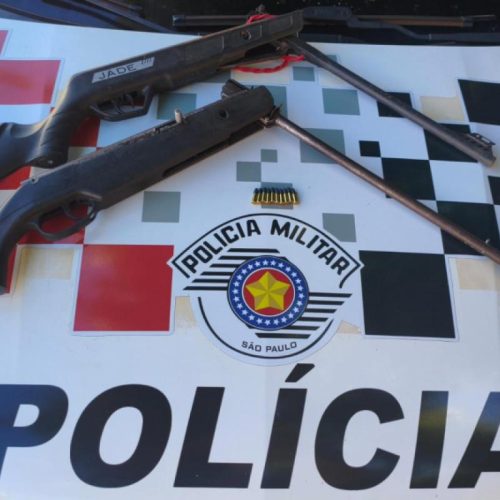 Polícia Militar prende homem por porte ilegal de arma após ameaça