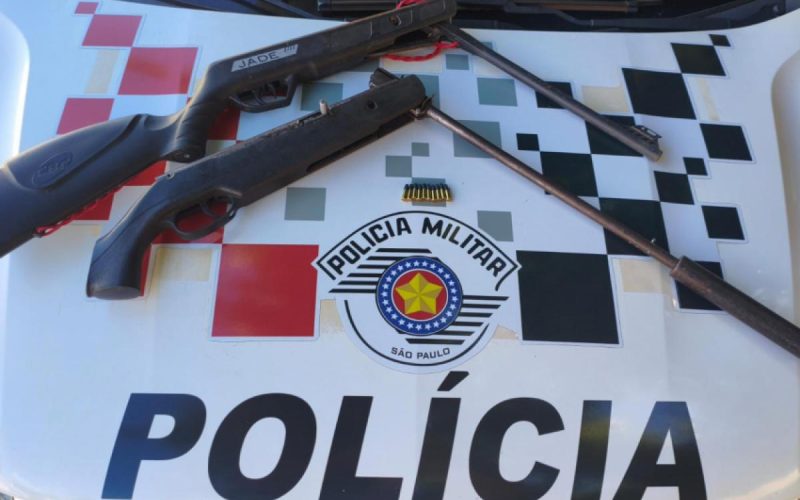 Polícia Militar prende homem por porte ilegal de arma após ameaça