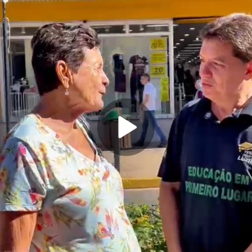 Professor Luzimar reforça compromisso com a população em visitas aos bairros de Andradina