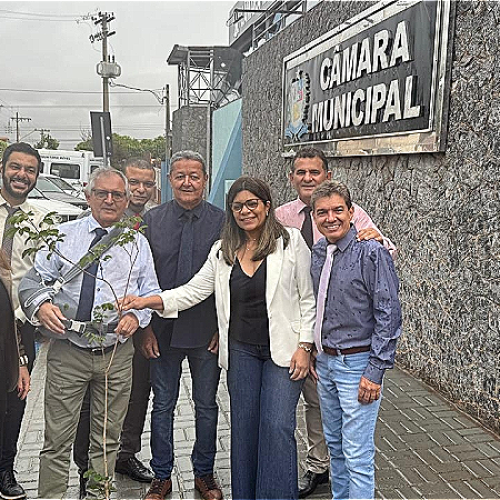 Câmara de Andradina marca início da primavera com plantio de ipês