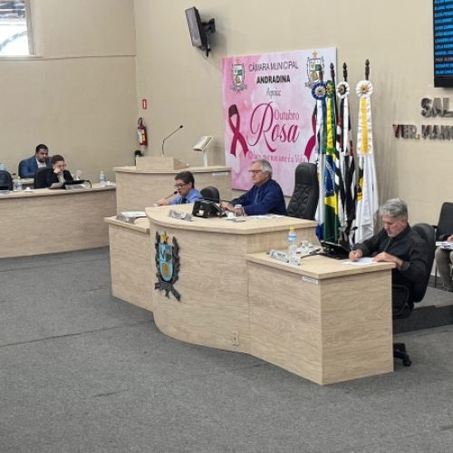 Legislativo de Andradina aprova diversos projetos na 34ª Sessão Ordinária