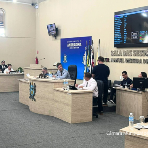 Vereadores apontam melhorias para Andradina na 7ª Sessão
