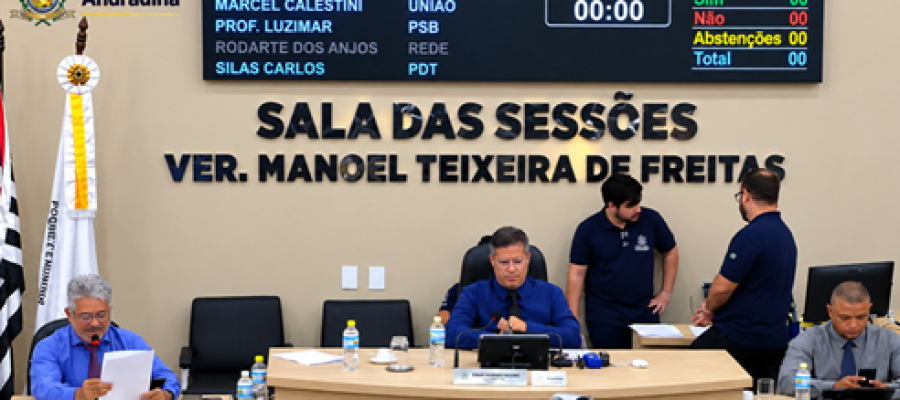Câmara de Andradina aprova criação da Galeria do Parlamento Jovem
