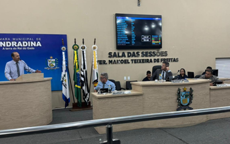 19ª Sessão Ordinária aprova denominação de ruas e praça em Andradina