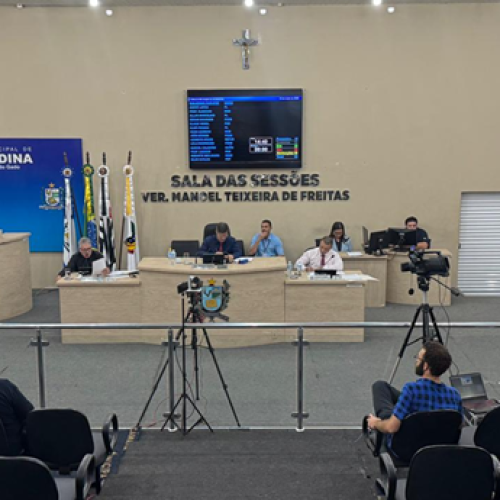 Sessão da Câmara de Andradina terá nove itens na pauta desta segunda-feira