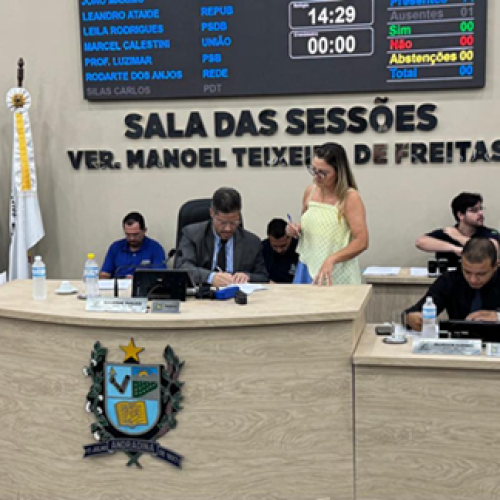 Câmara de Andradina analisa oito matérias na 34ª Sessão Ordinária