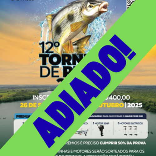 12º Torneio de Pesca de Castilho é adiado para abril de 2026