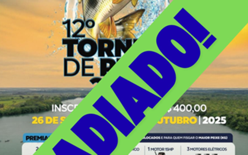 12º Torneio de Pesca de Castilho é adiado para abril de 2026