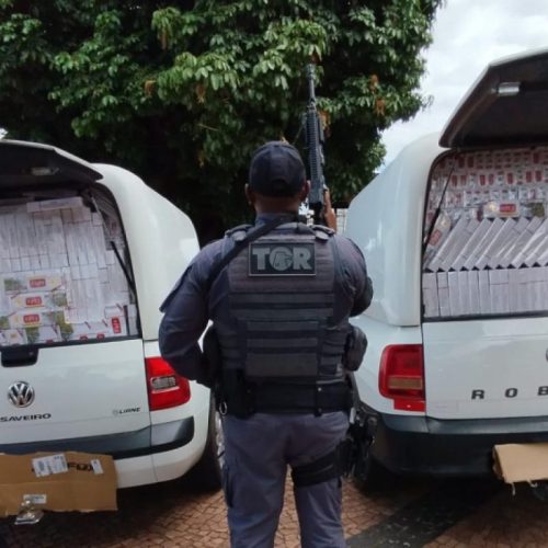 Carga de cigarros do Paraguai é apreendida em Araçatuba