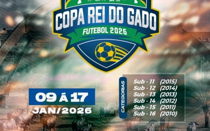 Copa Rei do Gado transforma Andradina em vitrine do futebol de base