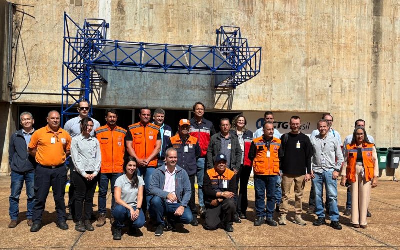 CTG realiza treinamento na Usina de Ilha Solteira com participação da Defesa Civil de Andradina