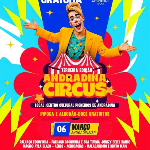 Andradina Circus chega à 3ª edição com atrações para toda a família