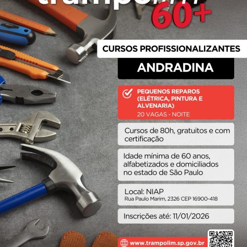 Trampolim abre curso para pessoas 60+ em Andradina