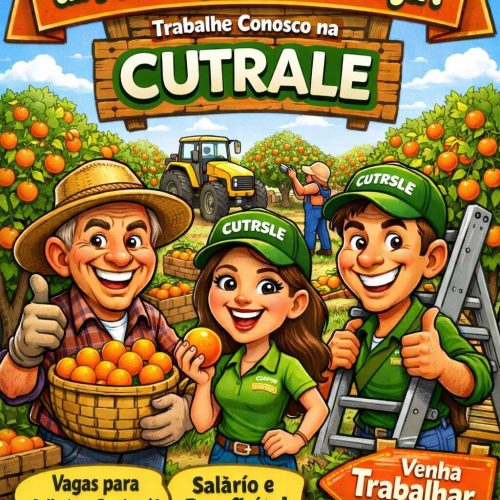 Cutrale promove mutirão com 102 vagas de emprego em Andradina