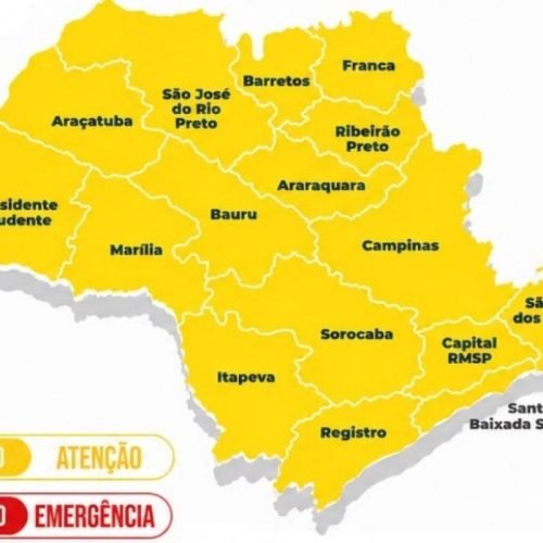Defesa Civil coloca Estado em atenção para chuvas até sábado