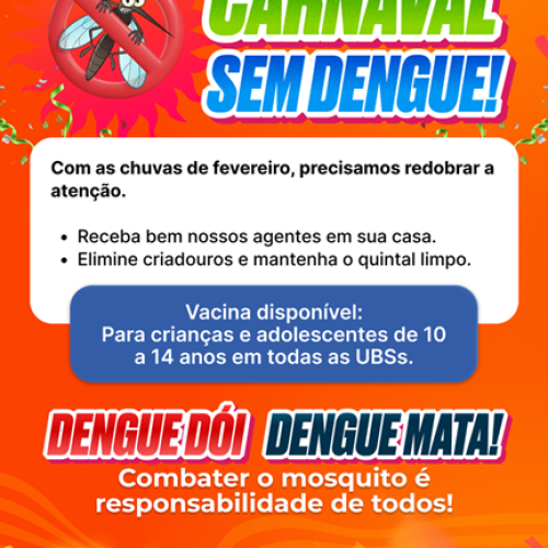 Prefeitura de Pereira Barreto intensifica combate à Dengue durante o período de chuvas e Carnaval