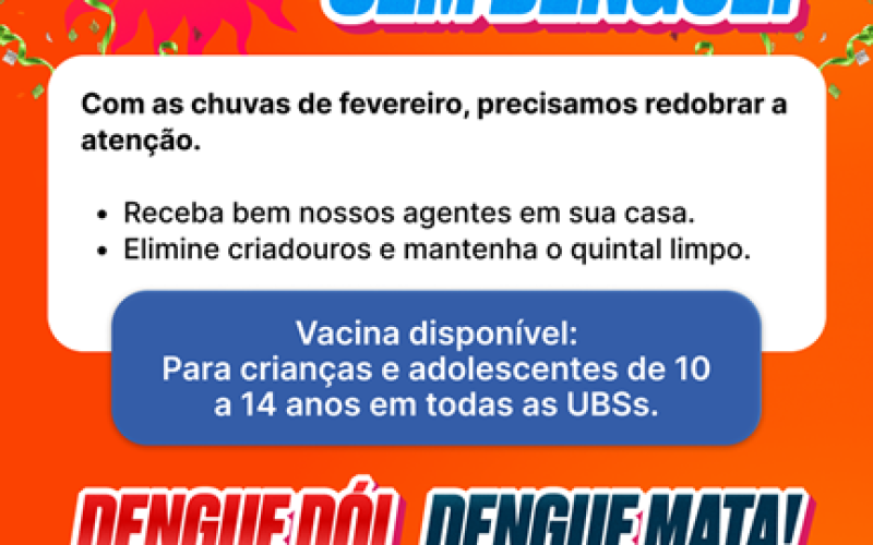 Prefeitura de Pereira Barreto intensifica combate à Dengue durante o período de chuvas e Carnaval