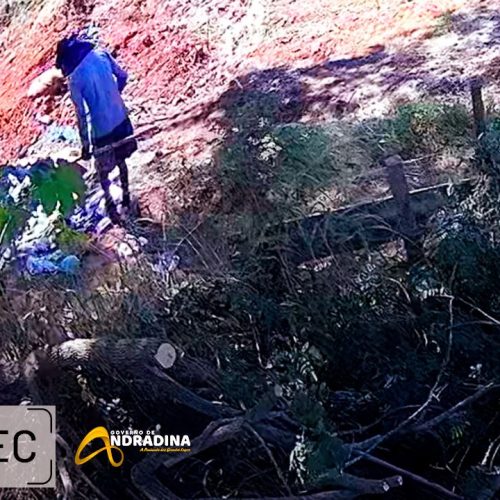 Câmeras ajudam no combate e descarte irregular de lixo e entulhos em Andradina