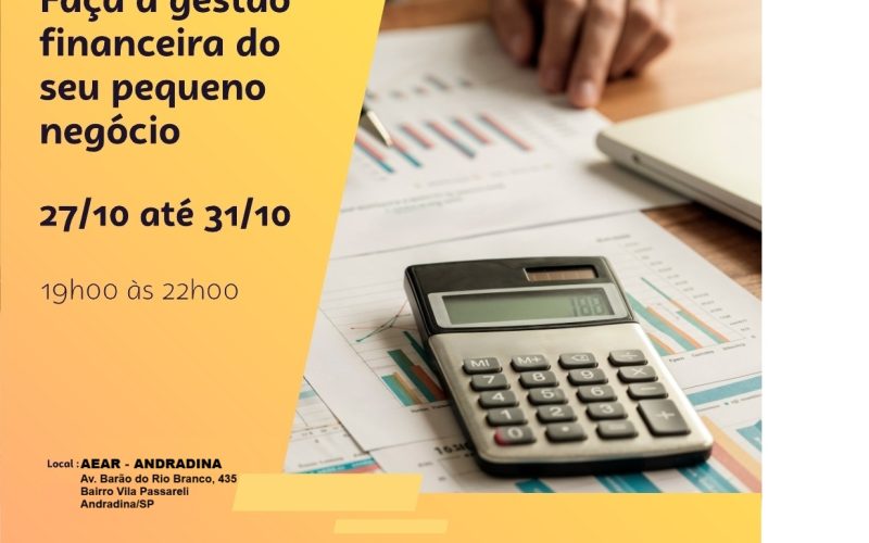 Curso em Andradina ensina gestão financeira para pequenos negócios