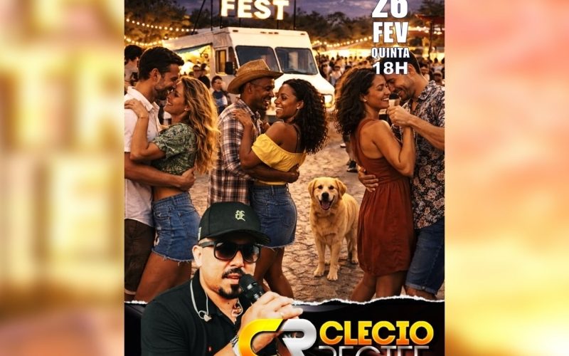Food Truck Fest hoje Praça Moura Andrade com show de Clécio Recife