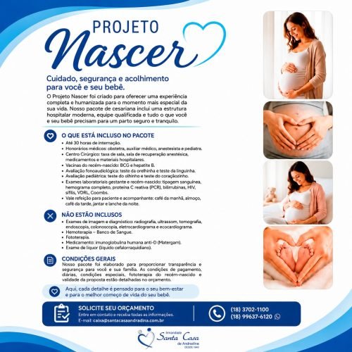 Santa Casa de Andradina lança o "Projeto Nascer" para gestantes