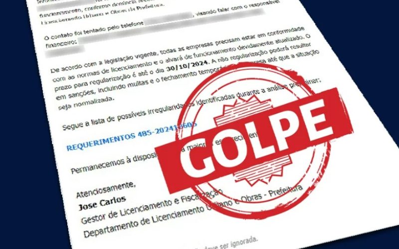 “Golpe do Alvará” Empresários devem ficar atentos alerta prefeitura de Andradina
