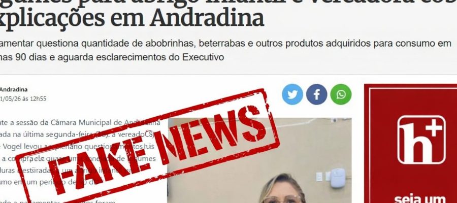 HOJE MAIS VOLTA A MENTIR, desta vez sobre compra de comida para abrigo