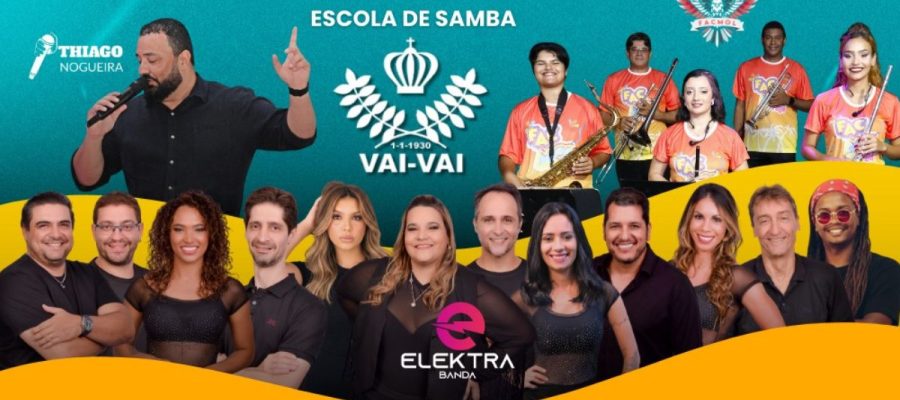 Ilha Folia 2026: Banda Elektra, Facmol e Escola de Samba Vai-Vai são as atrações