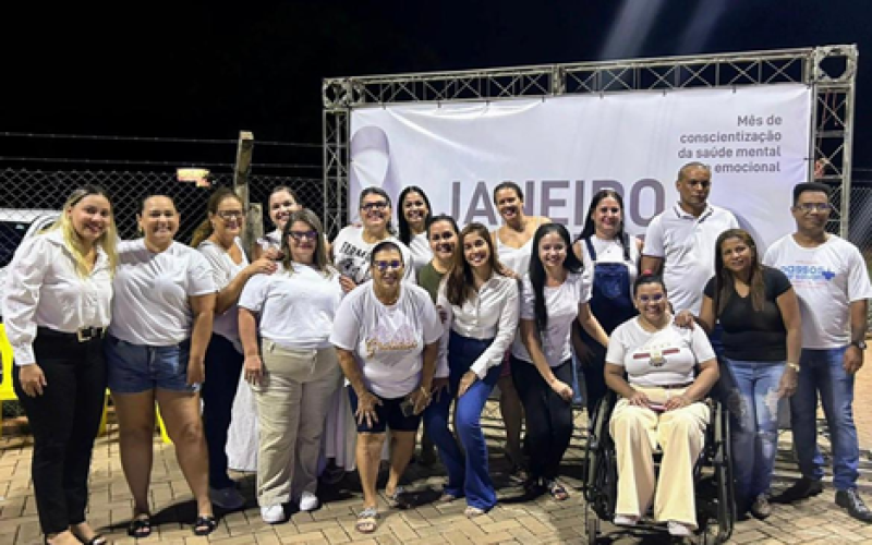Janeiro Branco: Campanha chama atenção para cuidados com a saúde mental em Castilho

