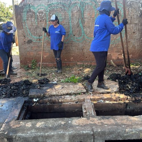 Prefeitura de Andradina intensifica limpeza de bocas de lobo