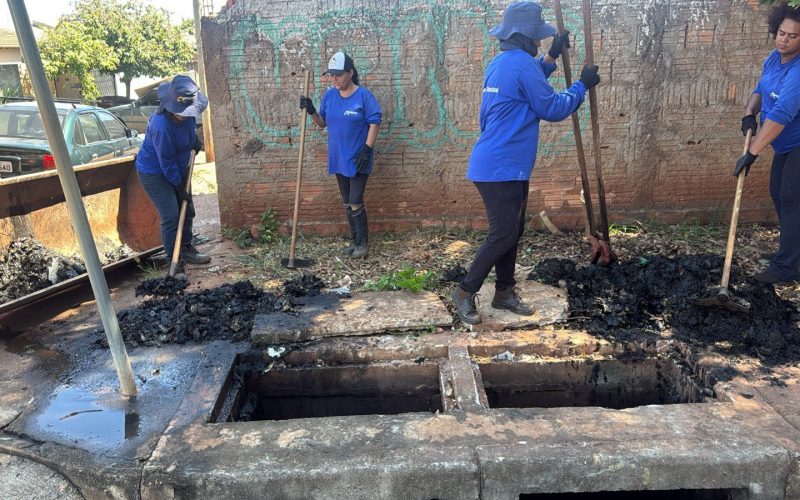 Prefeitura de Andradina intensifica limpeza de bocas de lobo