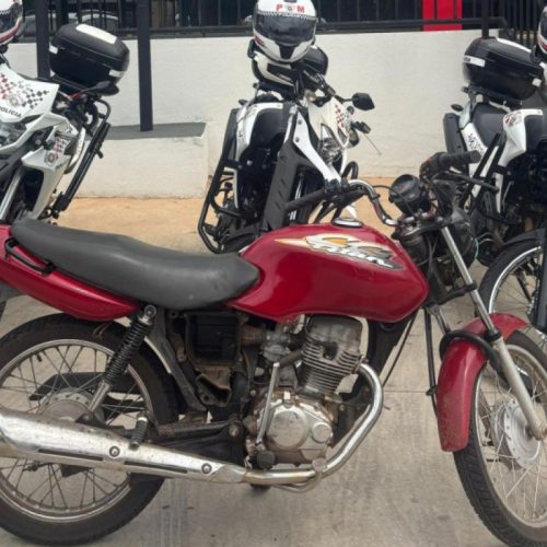 Polícia recupera moto furtada e detém mulher por receptação em Andradina