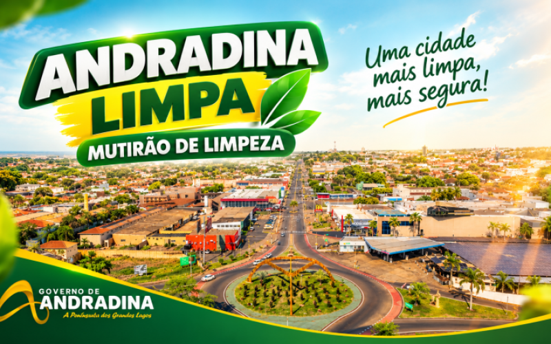 Mutirão Andradina Limpa retoma atividades e reforça combate à dengue e a escorpiões