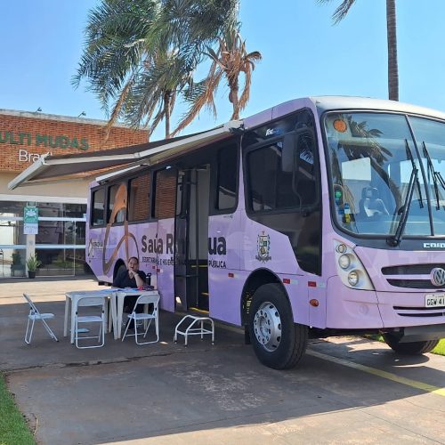 Ônibus da Saúde leva exame preventivo até trabalhadoras da Multi Mudas