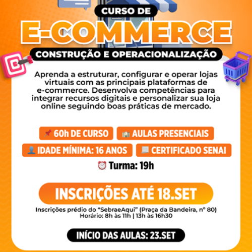 Prefeitura de Pereira Barreto oferece curso de E-commerce para capacitação digital