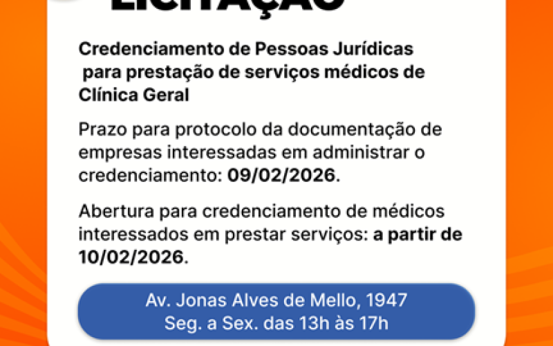 Pereira Barreto irá contratar empresa para serviços de clínico geral em UBSs