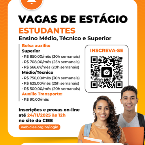 Prefeitura de Pereira Barreto abre vagas de estágio para estudantes de Ensino Médio, Técnico e Superior em diversas áreas