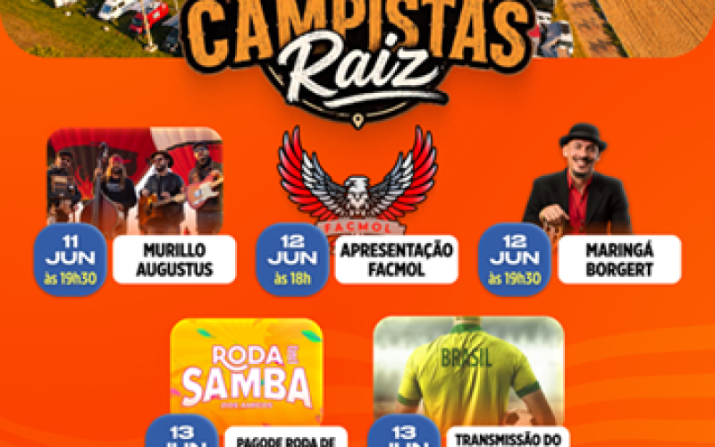 Praia Pôr do Sol em Pereira Barreto recebe nova edição do Encontro de Campistas Raiz com shows e transmissão da Copa do Mundo