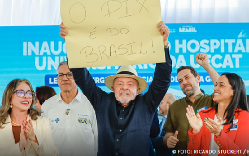 Lula defende Pix e diz que sistema brasileiro assusta norte-americanos