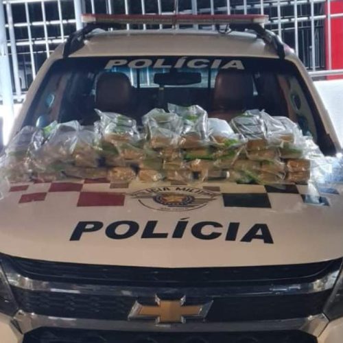 Mulher é presa em hotel com 33 kg de maconha que seriam trazidos para Araçatuba
