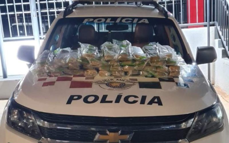 Mulher é presa em hotel com 33 kg de maconha que seriam trazidos para Araçatuba
