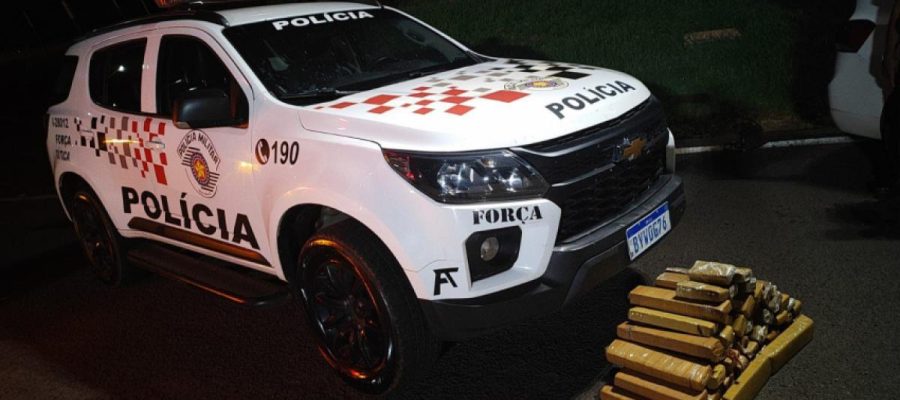 Casal é preso com quase 50 kg de maconha na Marechal Rondon