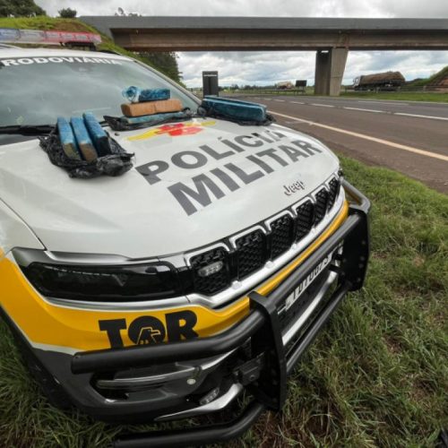 TOR prende jovem com 10 kg de drogas em ônibus na Marechal Rondon