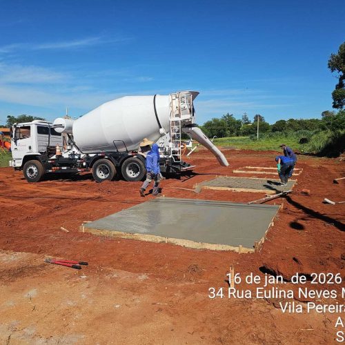 Prefeitura de Andradina começa a construção da praça do Bairro Pereira Jordão
