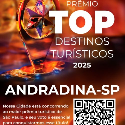 Andradina concorre ao Prêmio Top Destinos Turísticos em três categorias