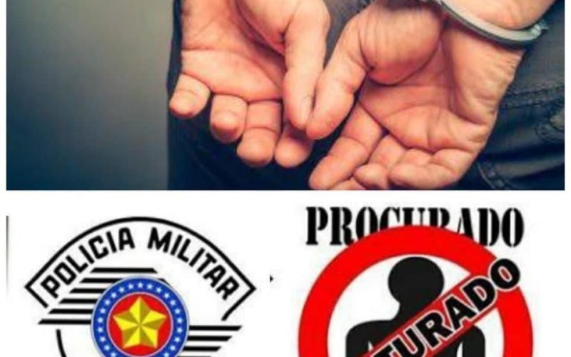 Policia Militar prende foragido da justiça em Castilho/SP